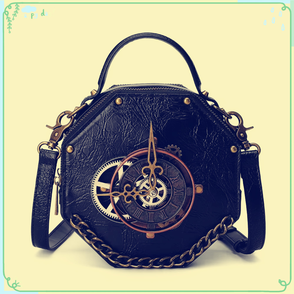 Motorcycle Gear Bag - Luxury Women bag punk industrial retro