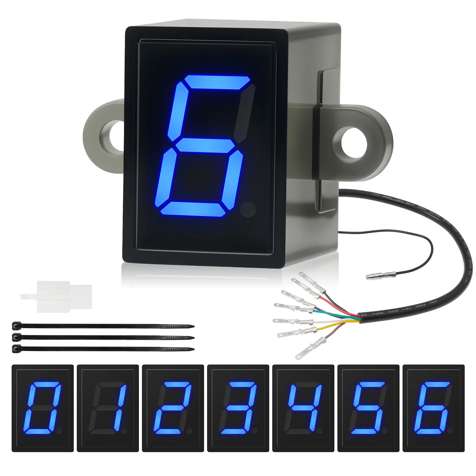 Motorcycle Gear Selector - Super 6 Speed Display Universal Motorcycle
