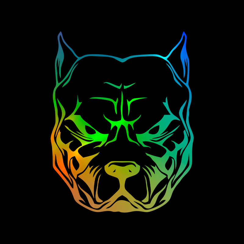 Motorcycle Sticker dog pattern - Motorcycle Gear Dogs ulasan dan harga