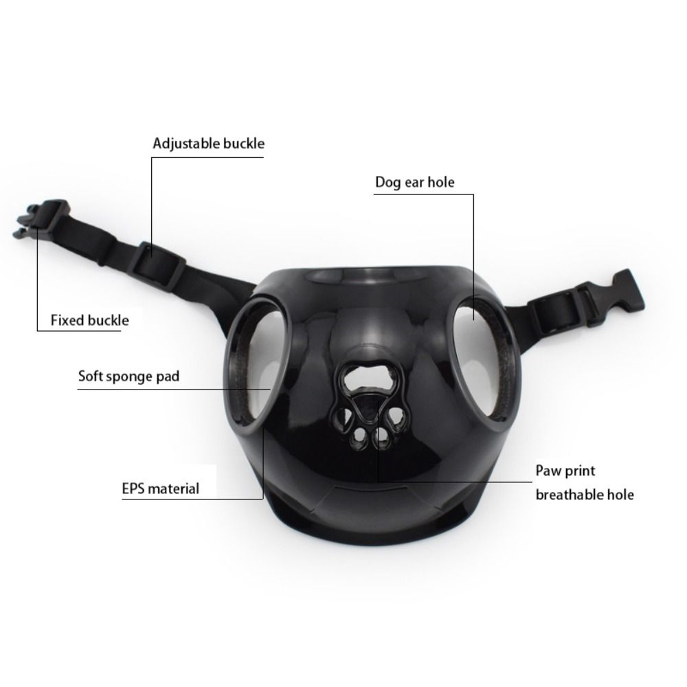 Plastic Pet Dog Helmets With E - Motorcycle Gear Dogs ulasan dan harga