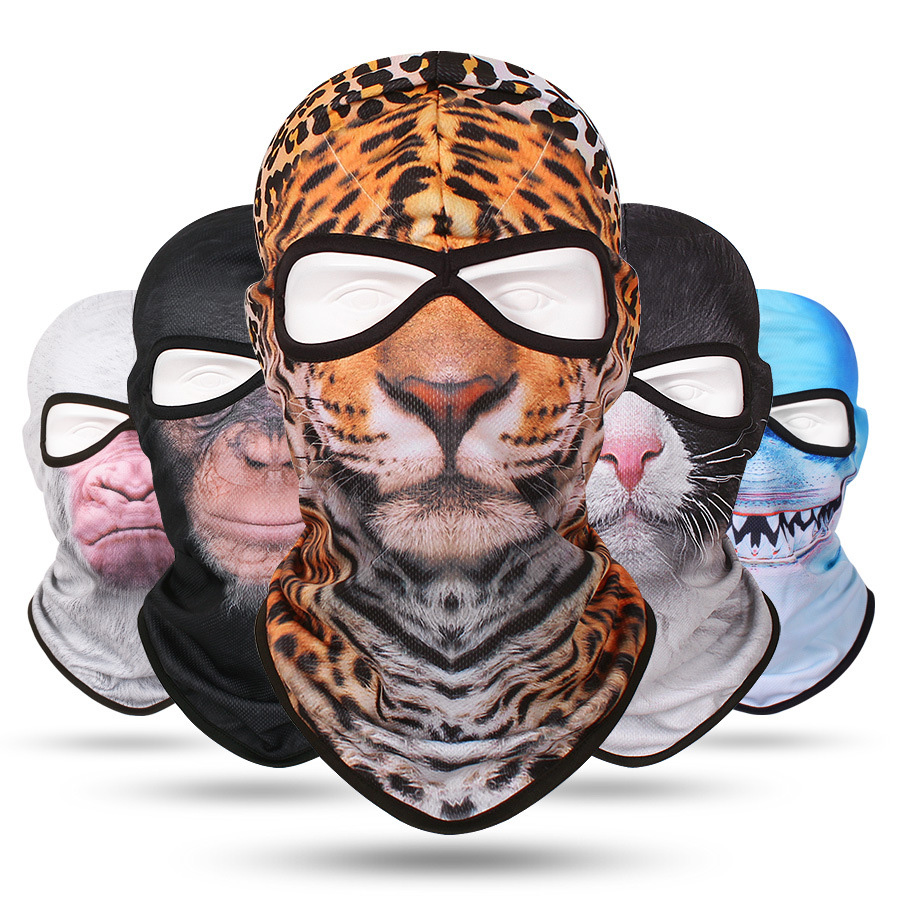 3D Cat Dog Cute Animal Balacla - Motorcycle Gear Dogs ulasan dan harga