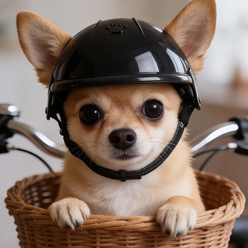 Pet Helmet for Dogs Cats Motor - Motorcycle Gear Dogs ulasan dan harga