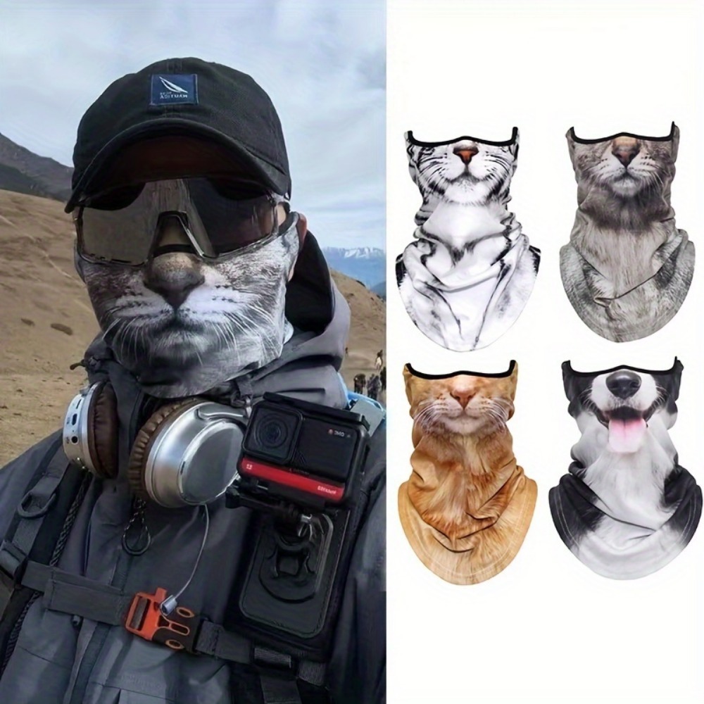 3D Cute Animal Balaclava Motor - Motorcycle Gear Dogs ulasan dan harga