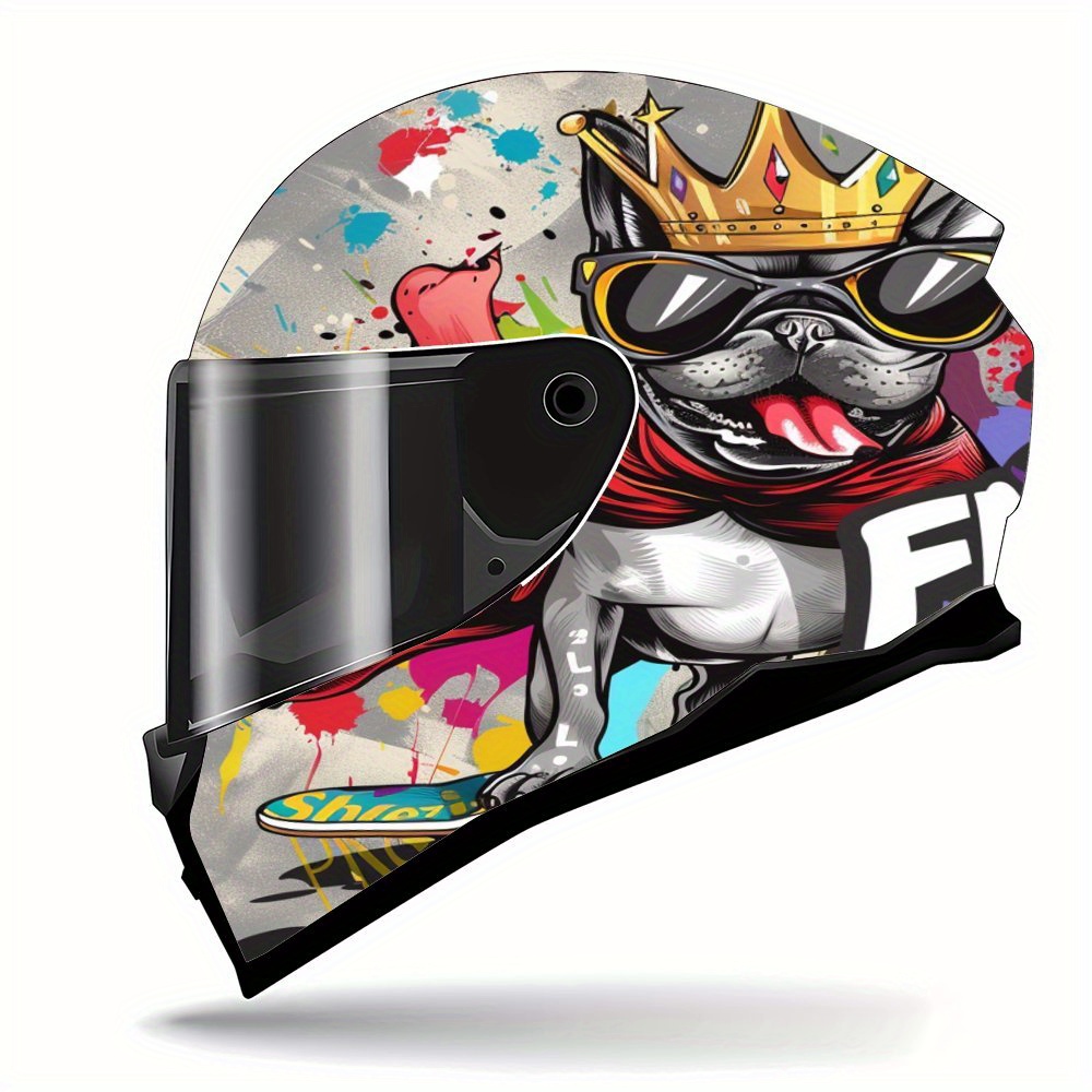 Doodle Dog Pile Full Helmet Wr - Motorcycle Gear Dogs ulasan dan harga