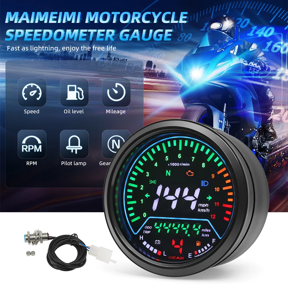Universal Motorcycle Speedomet - Motorcycle Gear Selector ulasan dan harga