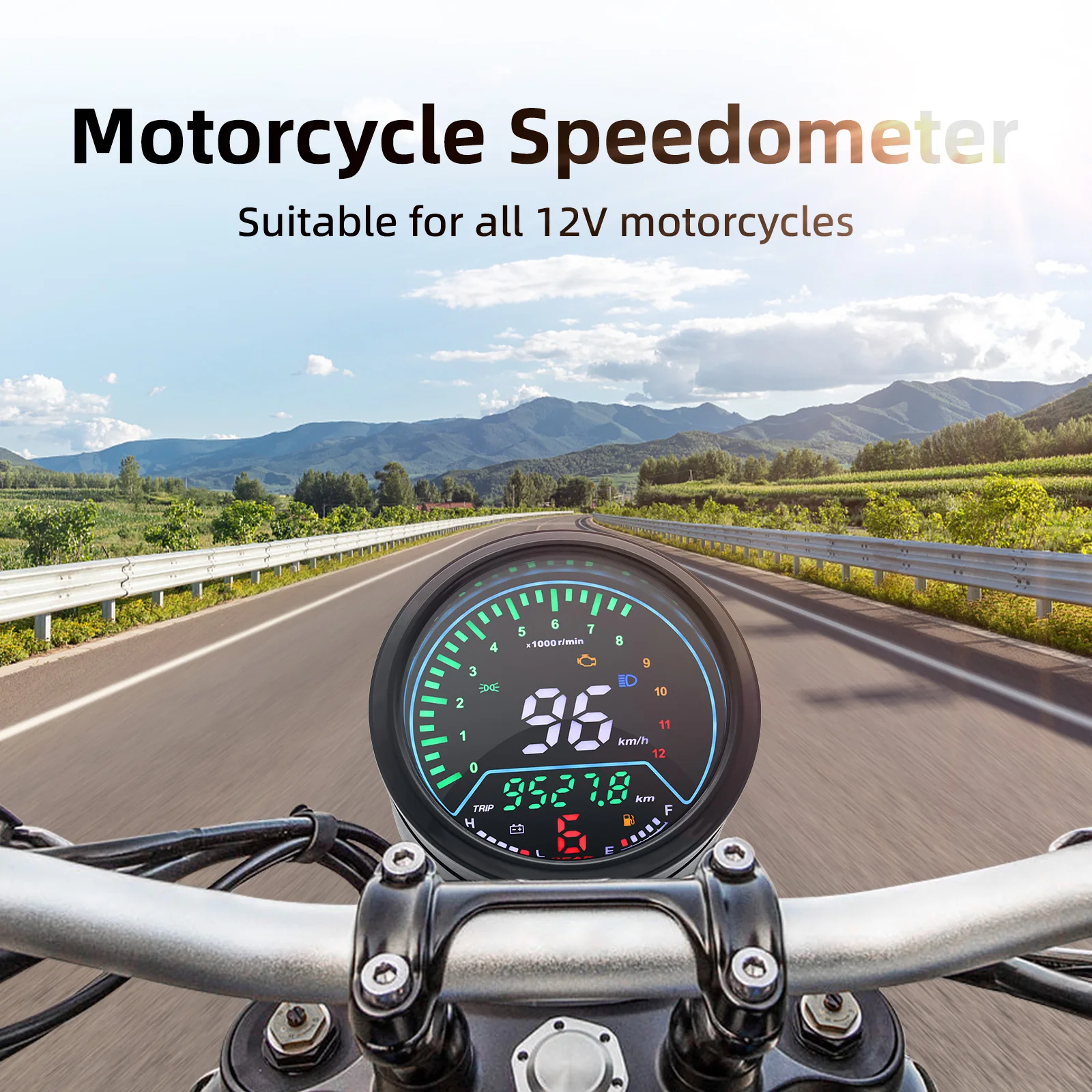 Universal Motorcycle Speedomet - Motorcycle Gear Selector ulasan dan harga