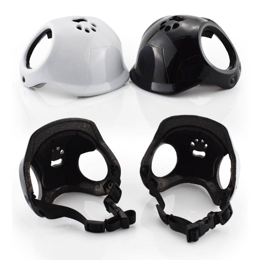 Plastic Pet Dog Helmets With E - Motorcycle Gear Dogs ulasan dan harga