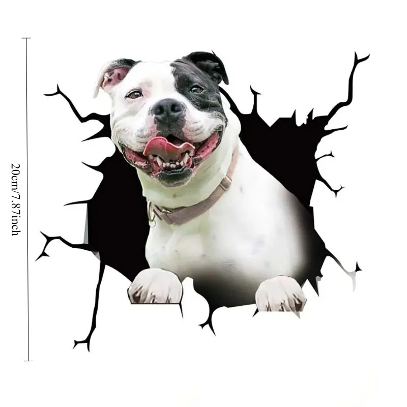 1Pc  French Bulldog Dog Sticke - Motorcycle Gear Dogs ulasan dan harga