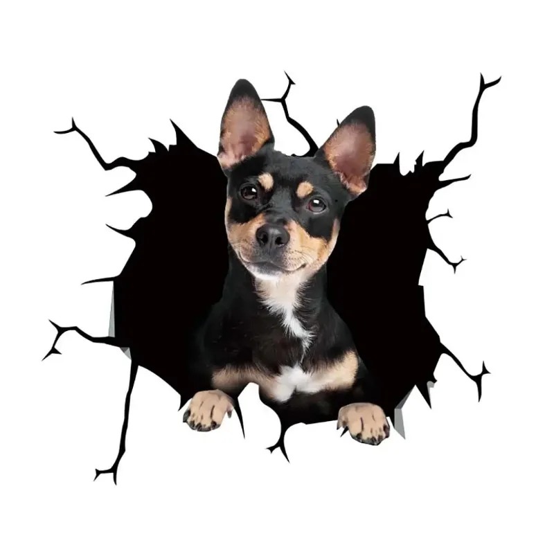 1Pc  French Bulldog Dog Sticke - Motorcycle Gear Dogs ulasan dan harga